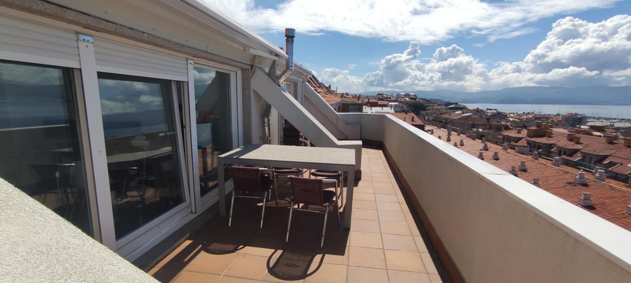 Atico Con Amplia Terraza Y Espectaculares Vistas Daire Sanxenxo Dış mekan fotoğraf