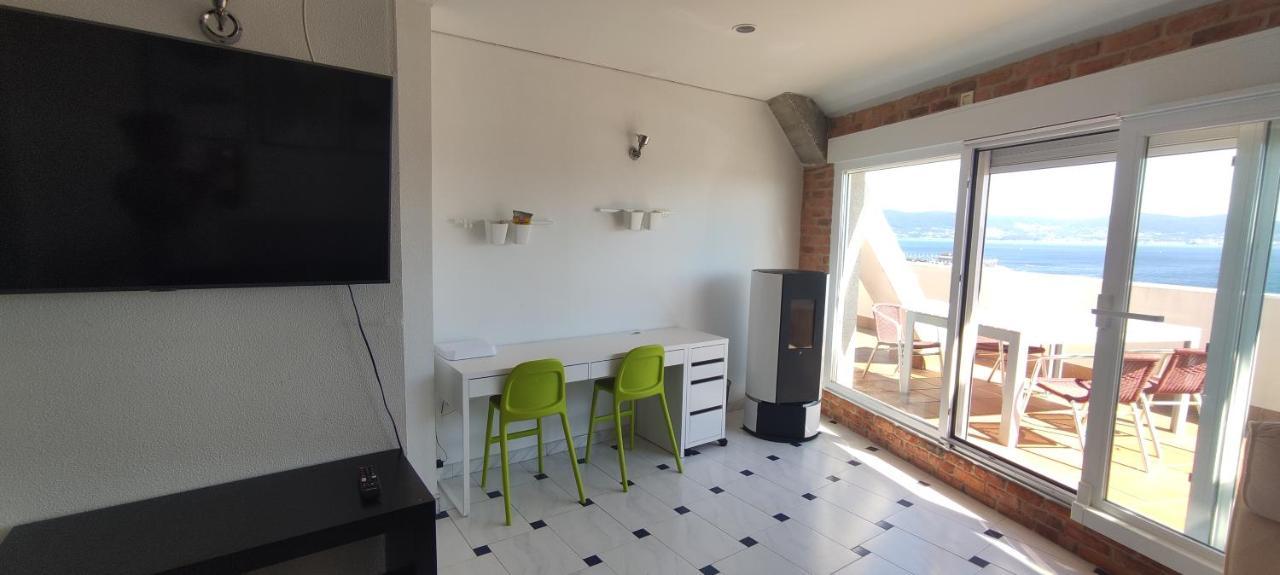 Atico Con Amplia Terraza Y Espectaculares Vistas Daire Sanxenxo Dış mekan fotoğraf