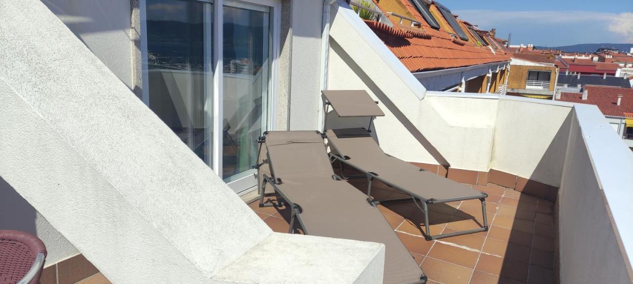 Atico Con Amplia Terraza Y Espectaculares Vistas Daire Sanxenxo Dış mekan fotoğraf